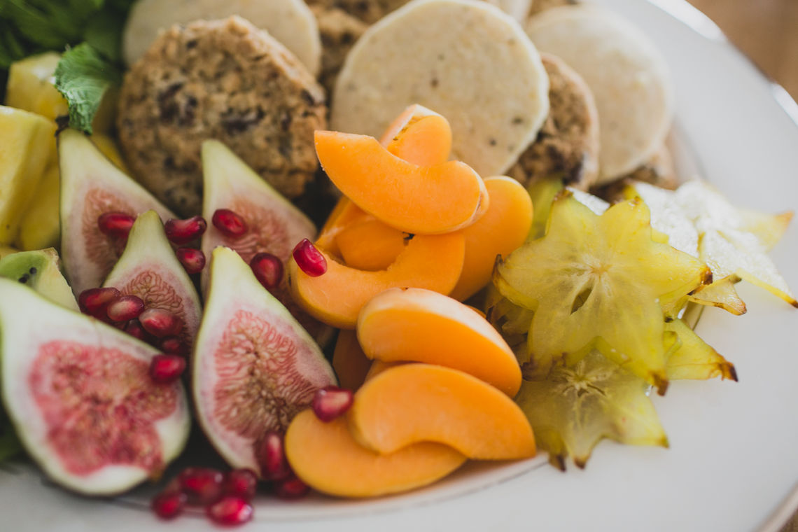 Fruit and Cookie Catering Platter